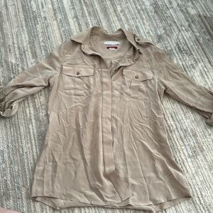 The Field tan button down casual/dress shirt